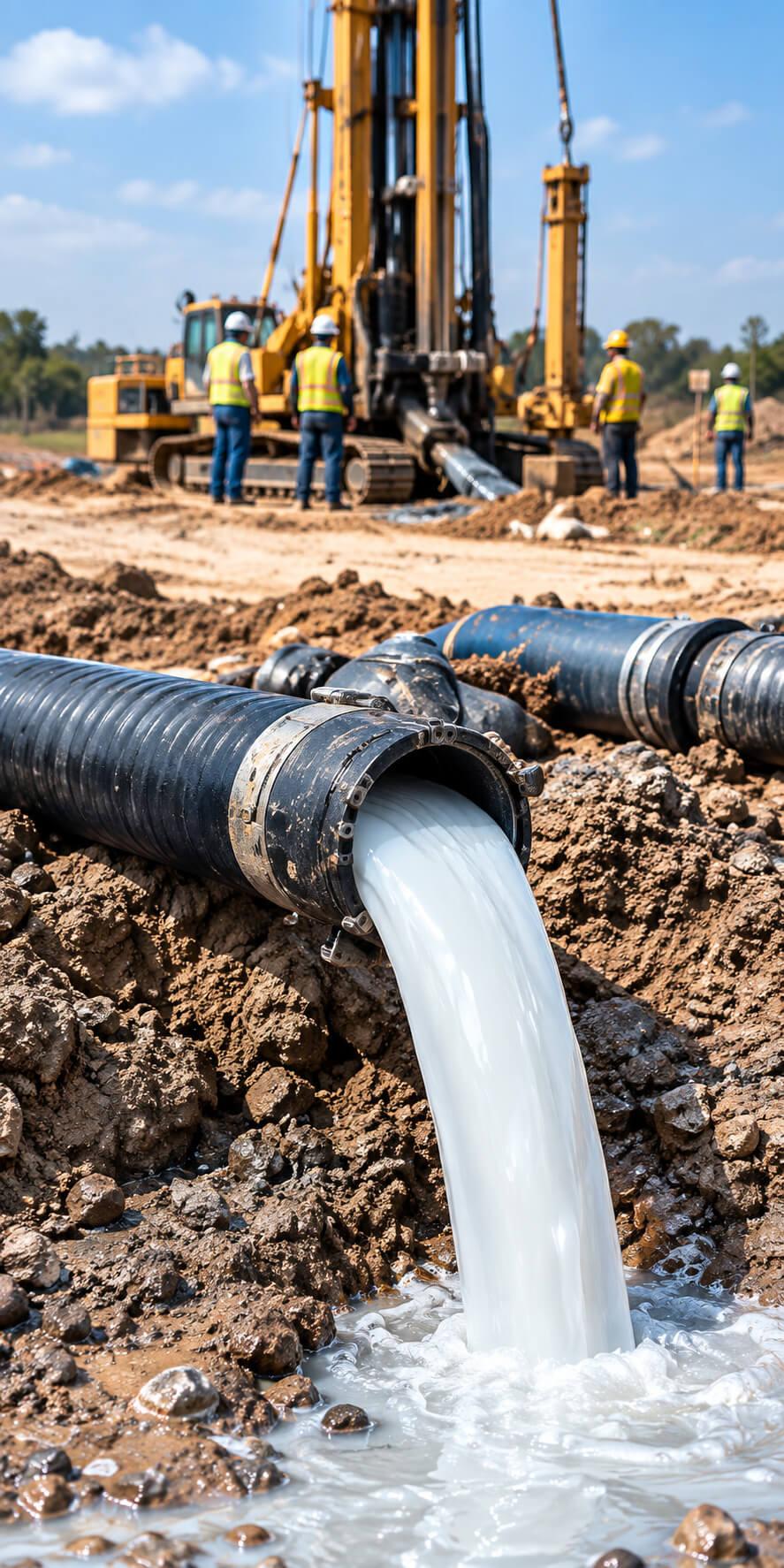 MudX drilling fluid in use on site