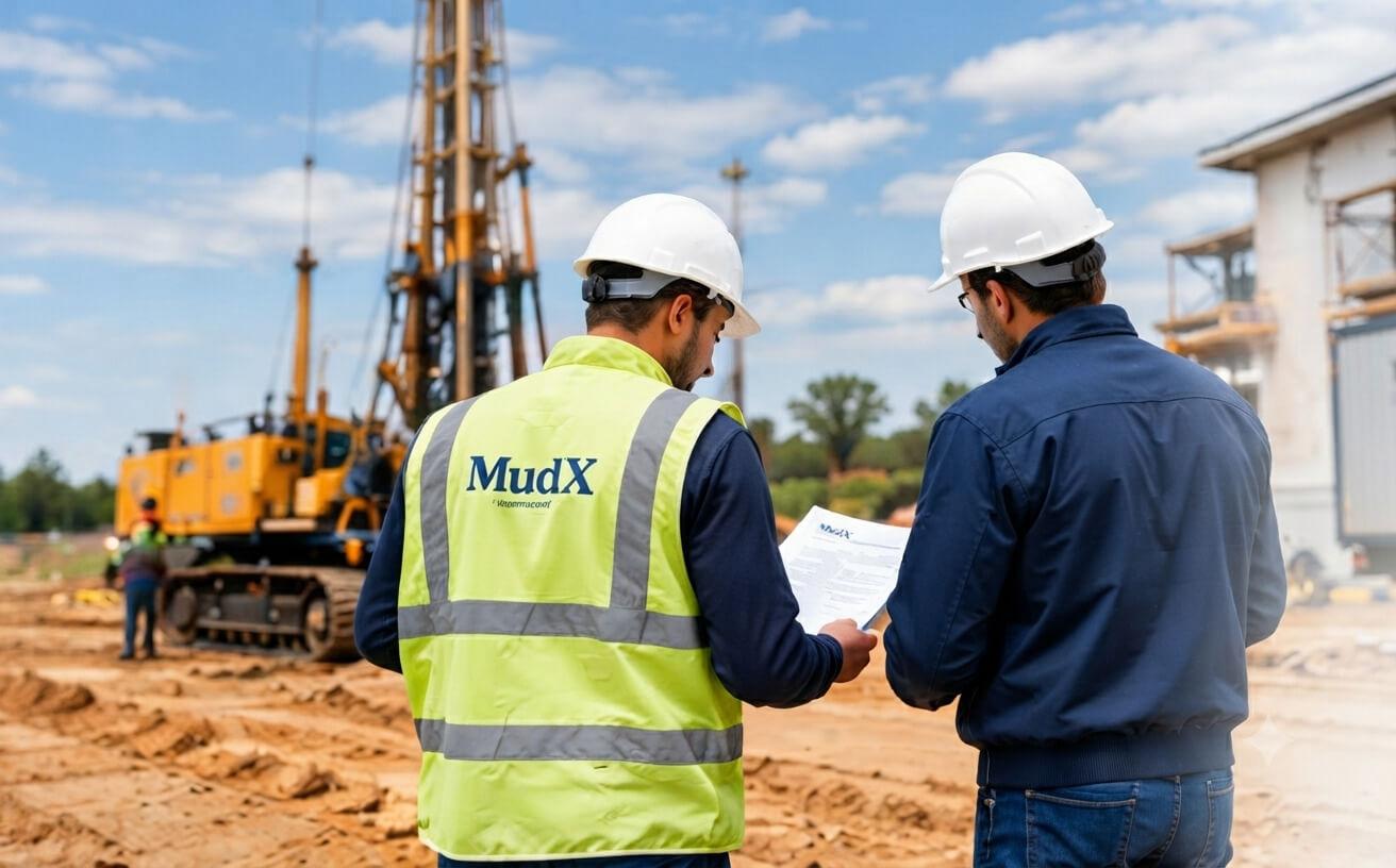 MudX site review with client